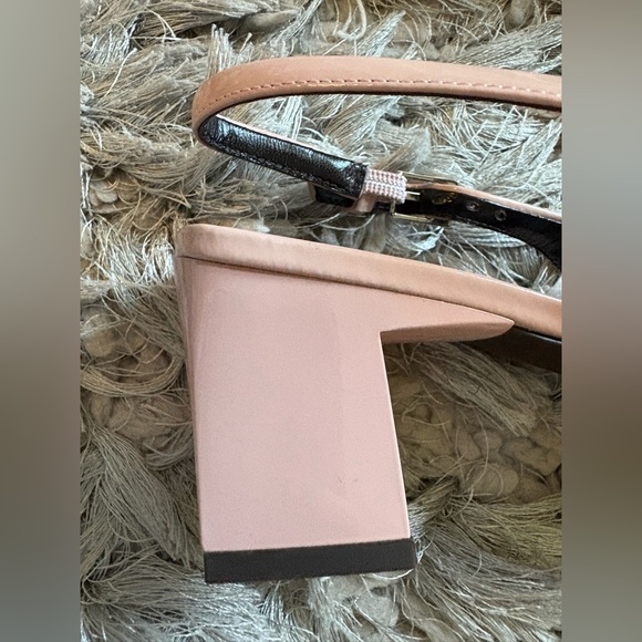Tory Burch Georgia Pink Leather Slingback Sandals size 7.5